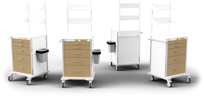 EVERHUTCH cast STAT cart for orthopedic supplies